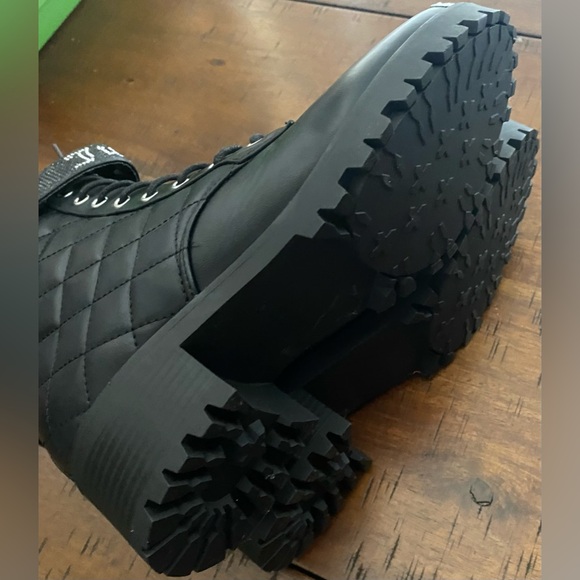 •NWT•Juicy Couture Quilted Bling Combat Boots- ‘JC OPAL’ - Picture 12 of 14